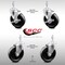 Service Caster 5 Inch SS Phenolic Wheel Swivel 10mm Threaded Stem Caster Brakes SCC, 2PK SCC-SSTS20S514-PHS-M1015-2-TLB-2 - alternate 1
